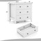 Modern 3-Drawer Dresser Chest Storage Organizer for Bedroom Living Room and Entryway